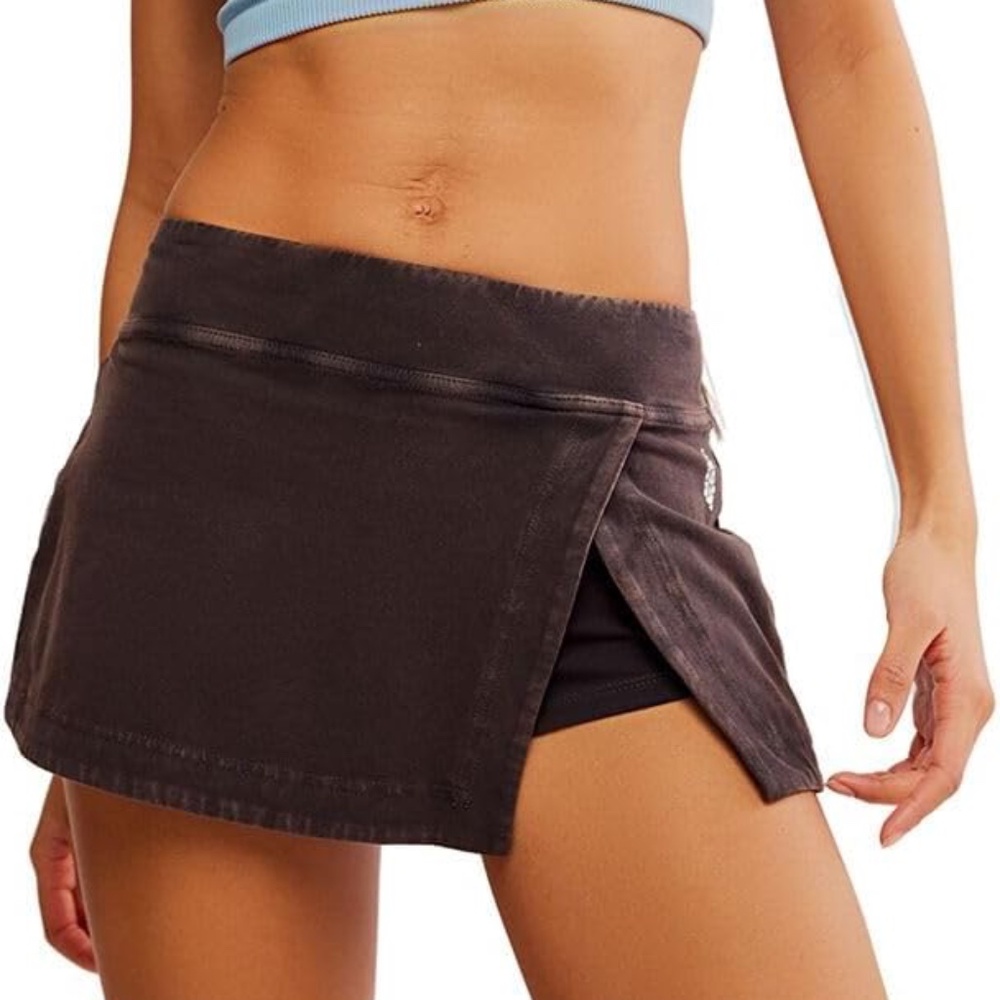 Free People Womens Hot Shot Mini Skort - Picture 3 of 13
